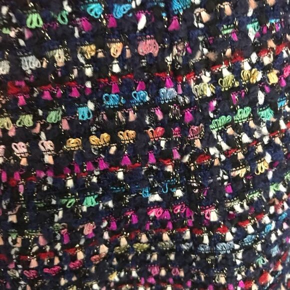 LOFT Skirt Women's Size 10 Multi-Colored Tweed Mini Pencil Skirt - Picture 5 of 6